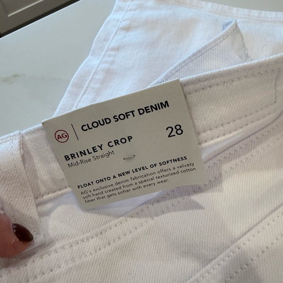 Ag Brinley crop Anthropologie jeans . NWT 28 - Picture 6 of 9
